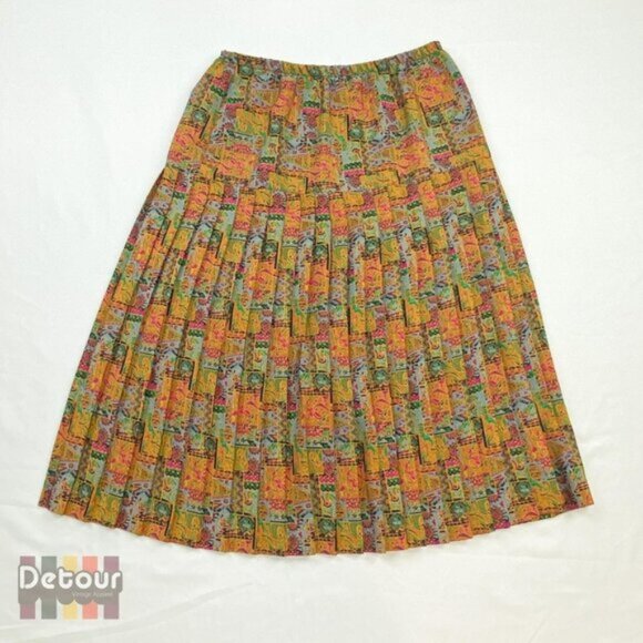 Vintage 1990s abstract pattern skirt - Picture 1 of 6